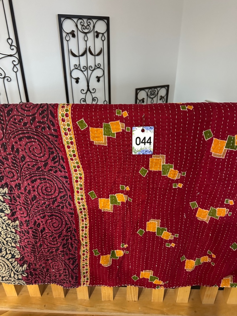 K44 Amazingly Vibrant Twin Kantha Reversible